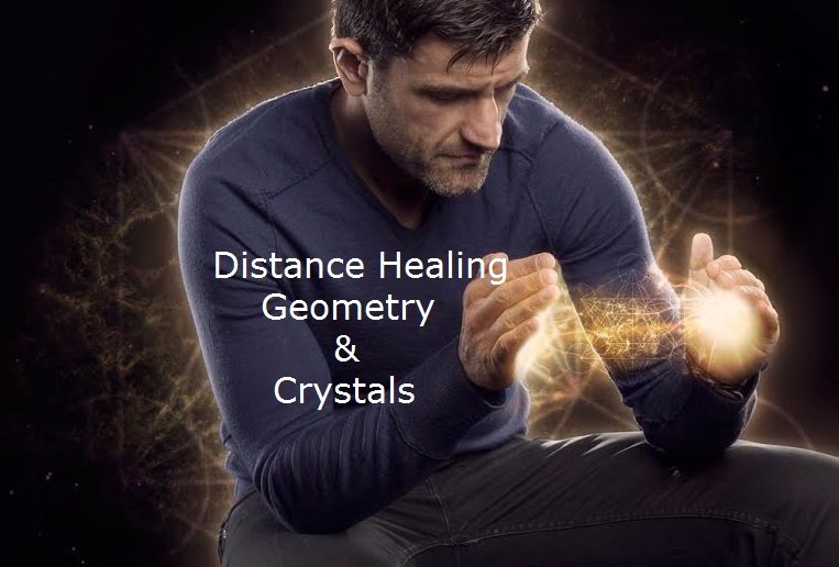 Geometric Crystal Structures Used in Distance Healing