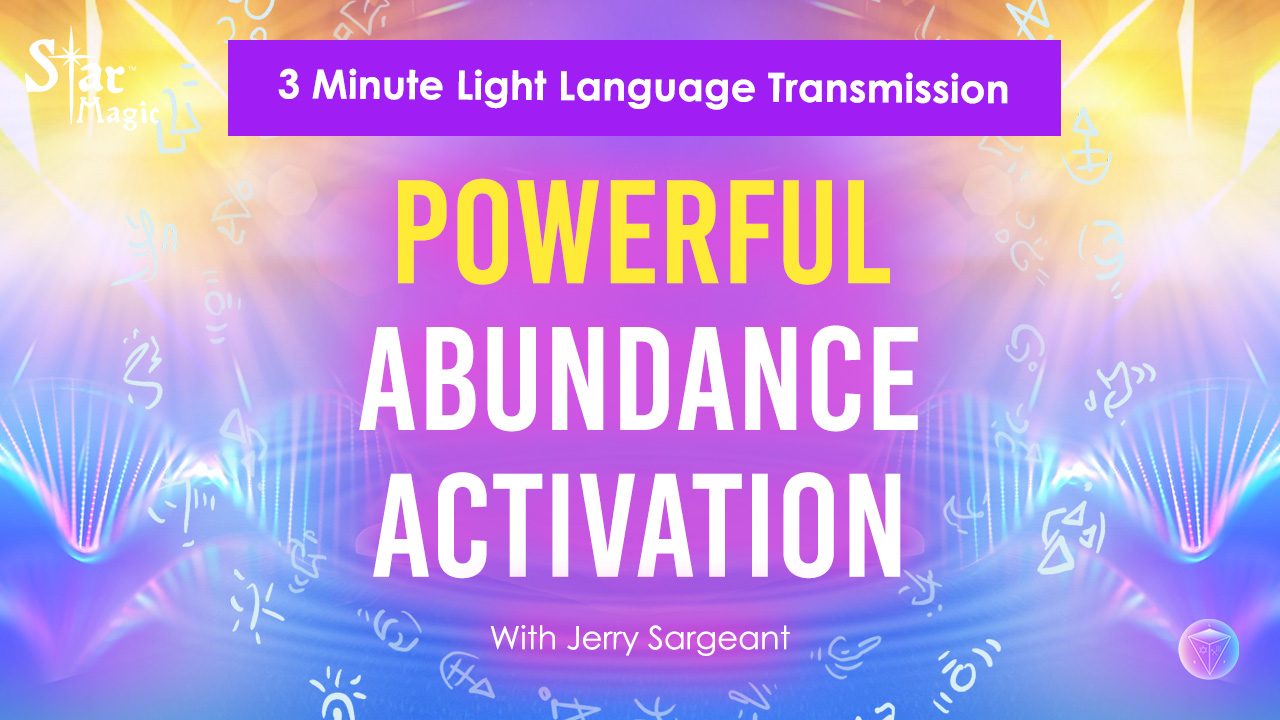 Powerful Abundance Activation | 3 Minute Light Language Transmission