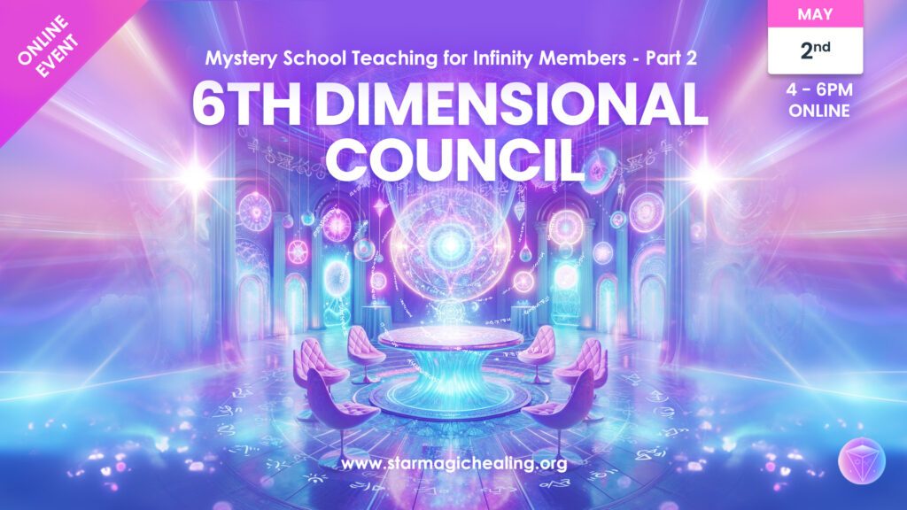 6th Dimensional Council Mystery School Part 2, 2nd May 2024, Online