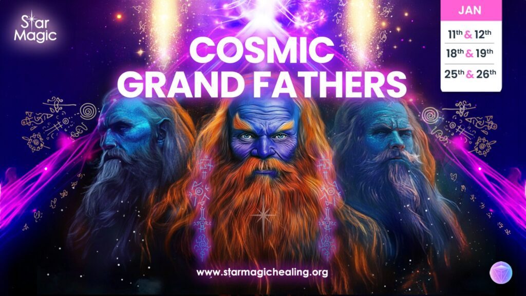 The Cosmic Grandfathers, 11th to 26th January 2025, Online